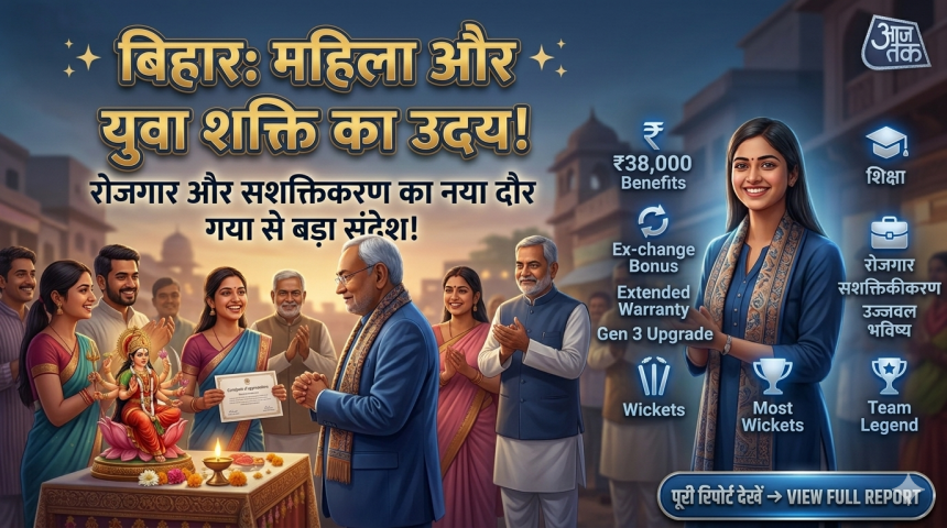 Nitish Kumar in Gaya: 19 हजार महिलाओं को जल्द मिलेंगे 10-10 हजार रुपये; नीतीश कुमार ने बिहार के युवाओं को दिया 1 करोड़ रोजगार का मंत्र