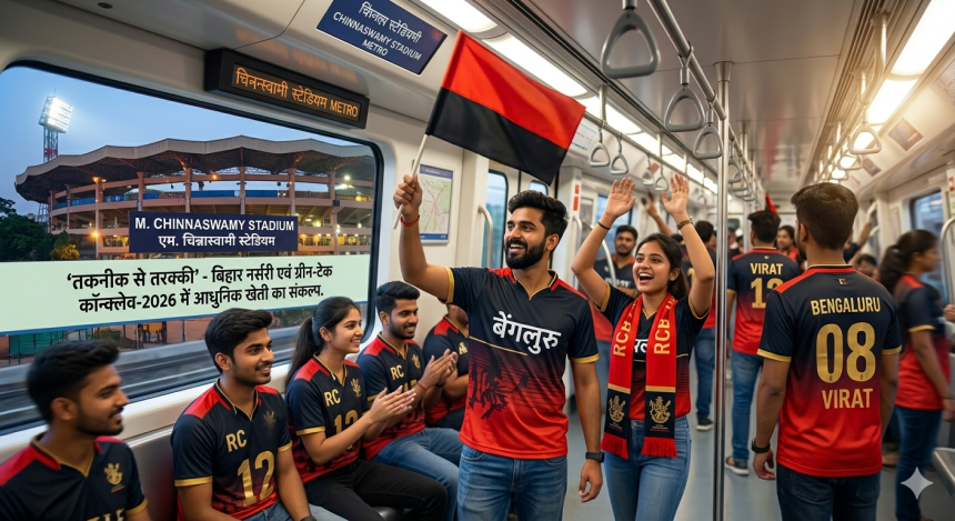 RCB Match Ticket: बेंगलुरु मेट्रो में फ्री सफर का मौका! विराट कोहली की RCB ने फैंस को दिया शानदार गिफ्ट