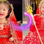 Viral Video: नन्हीं बच्ची ने धरा साक्षात 'मां दुर्गा' का रूप, मासूमियत देख मंत्रमुग्ध हुए करोड़ों लोग, आप भी कहेंगे- 'जय माता दी'