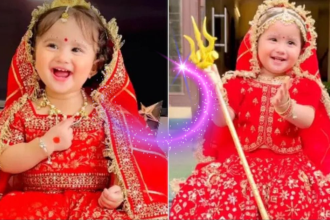 Viral Video: नन्हीं बच्ची ने धरा साक्षात 'मां दुर्गा' का रूप, मासूमियत देख मंत्रमुग्ध हुए करोड़ों लोग, आप भी कहेंगे- 'जय माता दी'
