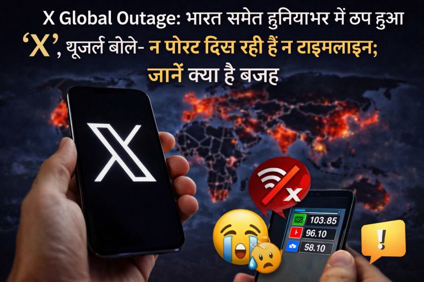 X Global Outage: भारत समेत दुनियाभर में ठप हुआ 'X', यूजर्स बोले- न पोस्ट दिख रही हैं न टाइमलाइन; जानें क्या है वजह