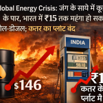 Global Energy Crisis: जंग के साये में क्रूड ऑयल $146 के पार, भारत में ₹15 तक महंगा हो सकता है पेट्रोल-डीजल; कतर का प्लांट बंद