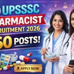 UPSSSC Pharmacist Recruitment 2026