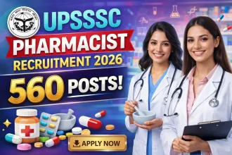 UPSSSC Pharmacist Recruitment 2026